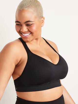 High Support Racerback Sports Bra for Women | Old Navy (US)
