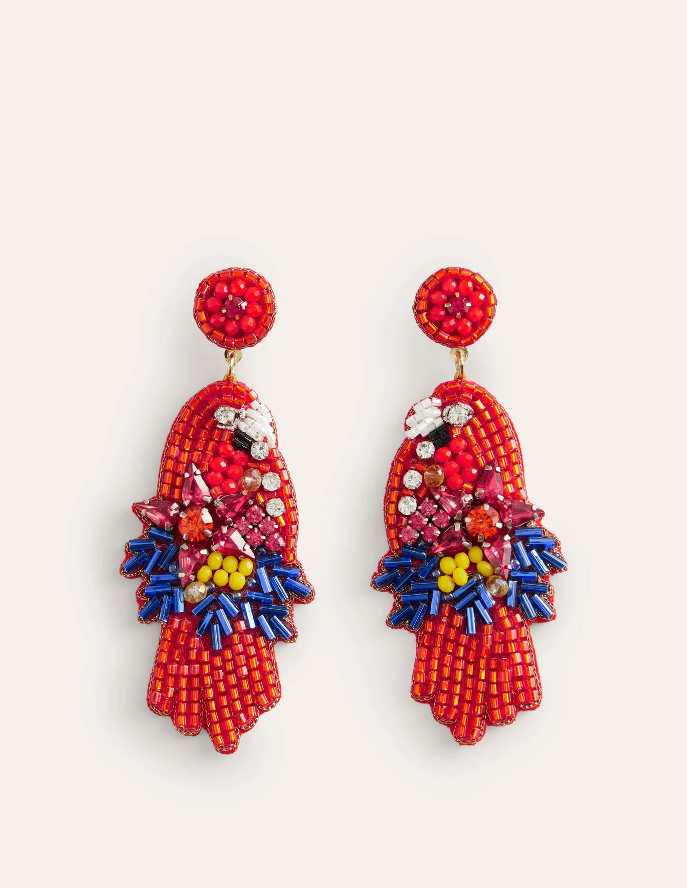 Beady Motif Earrings | Boden (US)