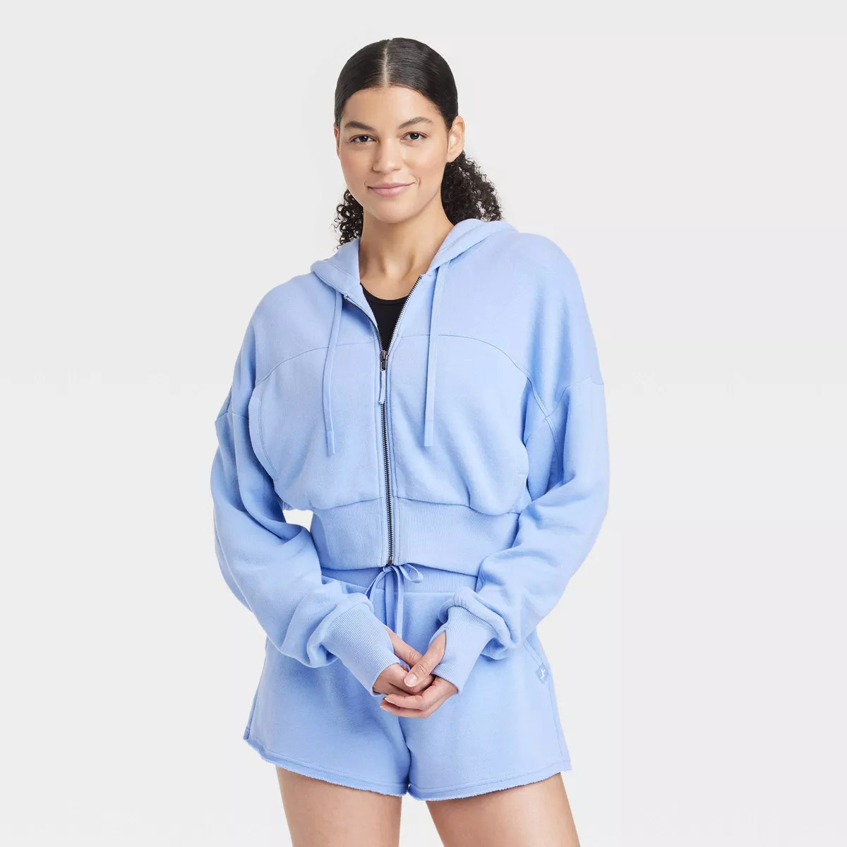 Women's Full Zip Crop Hoodie - JoyLab™ | Target