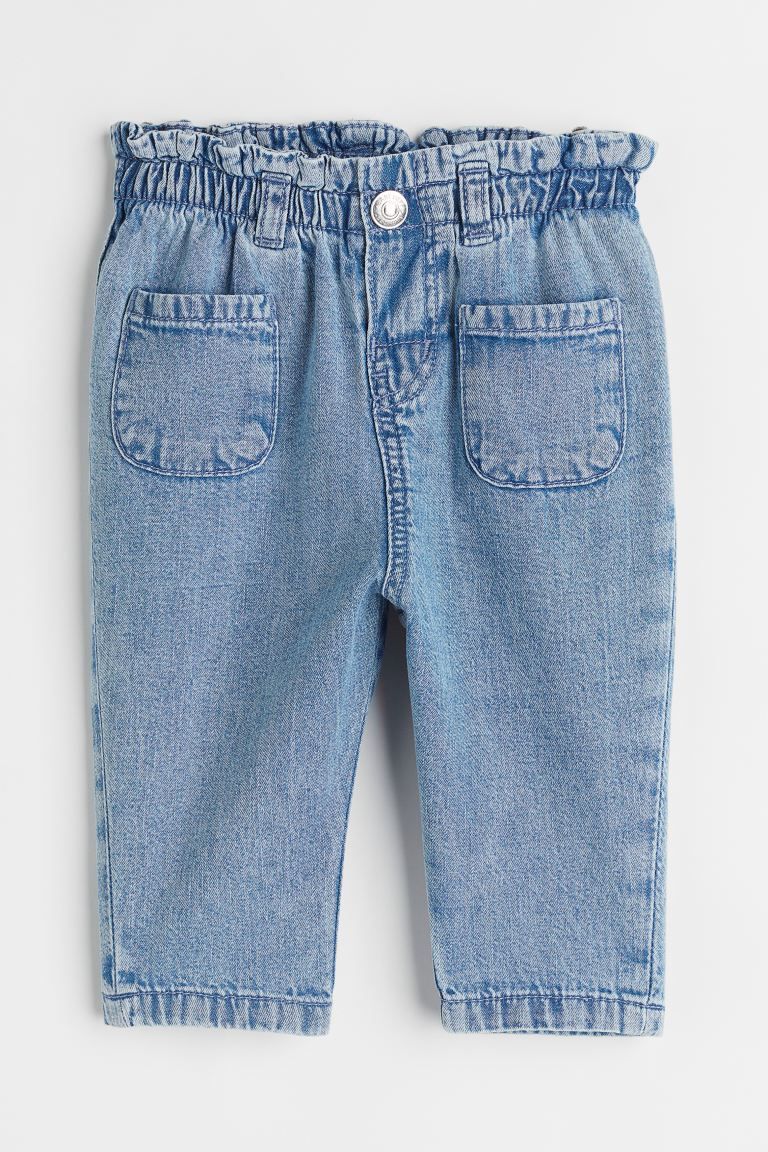 Paper-bag Cotton Jeans | H&M (US + CA)