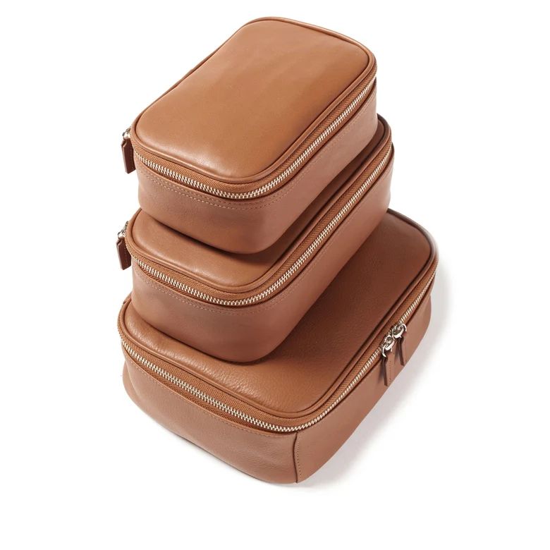 Nested Travel Organizer Cases | Full Grain Leather | Leatherology