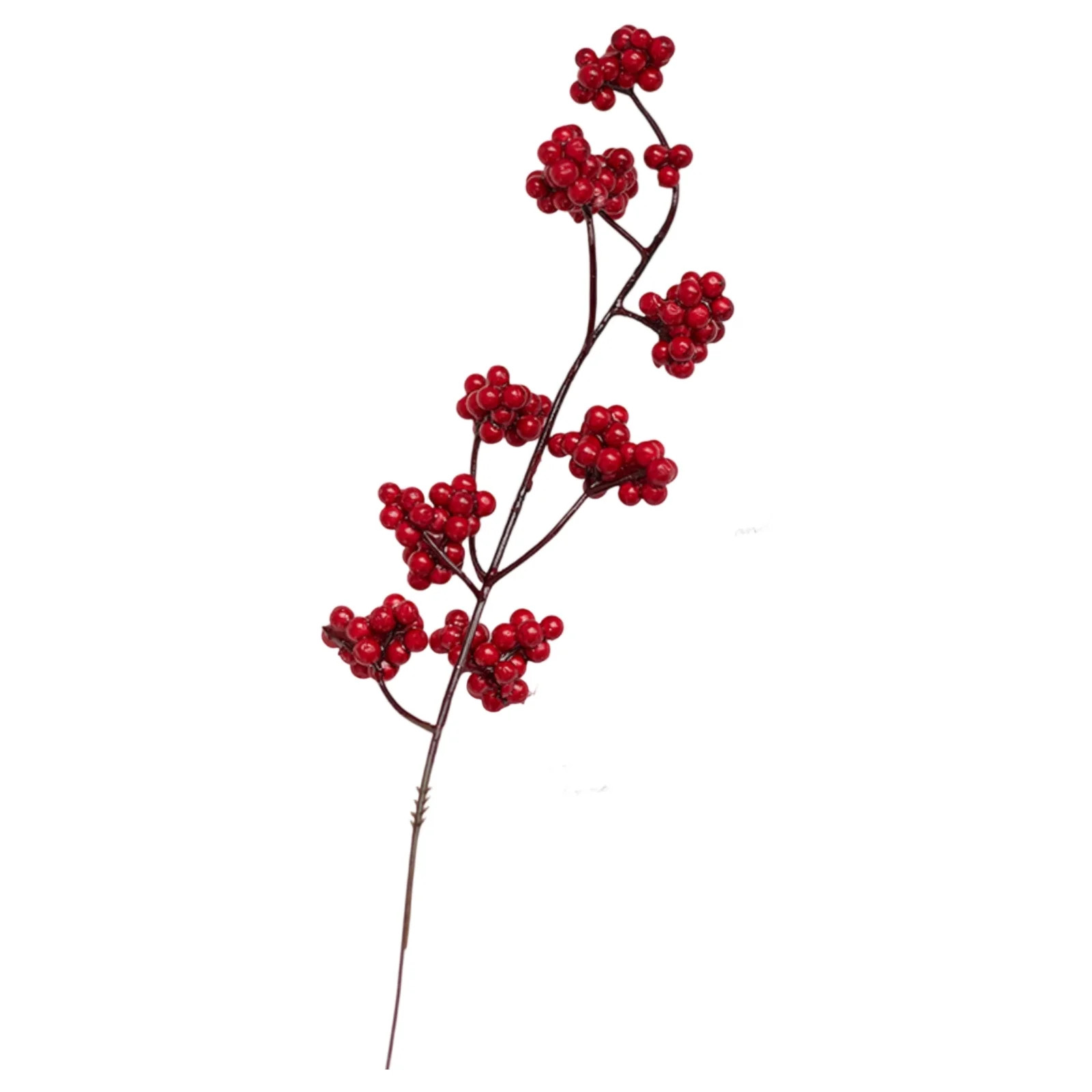 Artificial Red Berries Stems,13" Christmas Red Berry Picks, Artificial Cranberries Ornaments Craf... | Walmart (US)