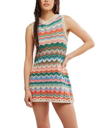 Free People Sandy Mae Crochet Mini Dress  | Bloomingdale's Women | Bloomingdale's (US)
