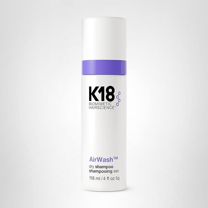 K18 AirWash\u2122 Dry Shampoo, Non-Aerosol, Balances Scalp & Controls Excess Oil Production | Amazon (US)