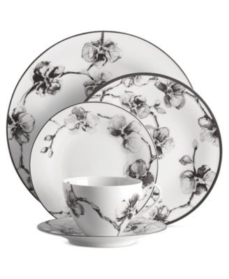 Michael Aram Black Orchid Dinnerware Collection | Macy's