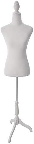 Female Dress Form Pinnable Mannequin Body Torso Models with Tripod Base Stand | Amazon (US)