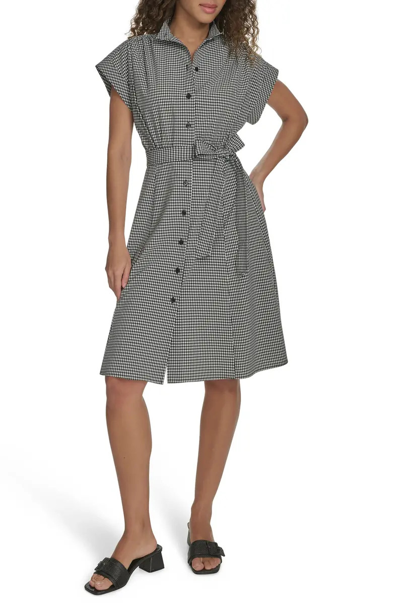 Calvin Klein Comm Check Shirtdress | Nordstromrack | Nordstrom Rack