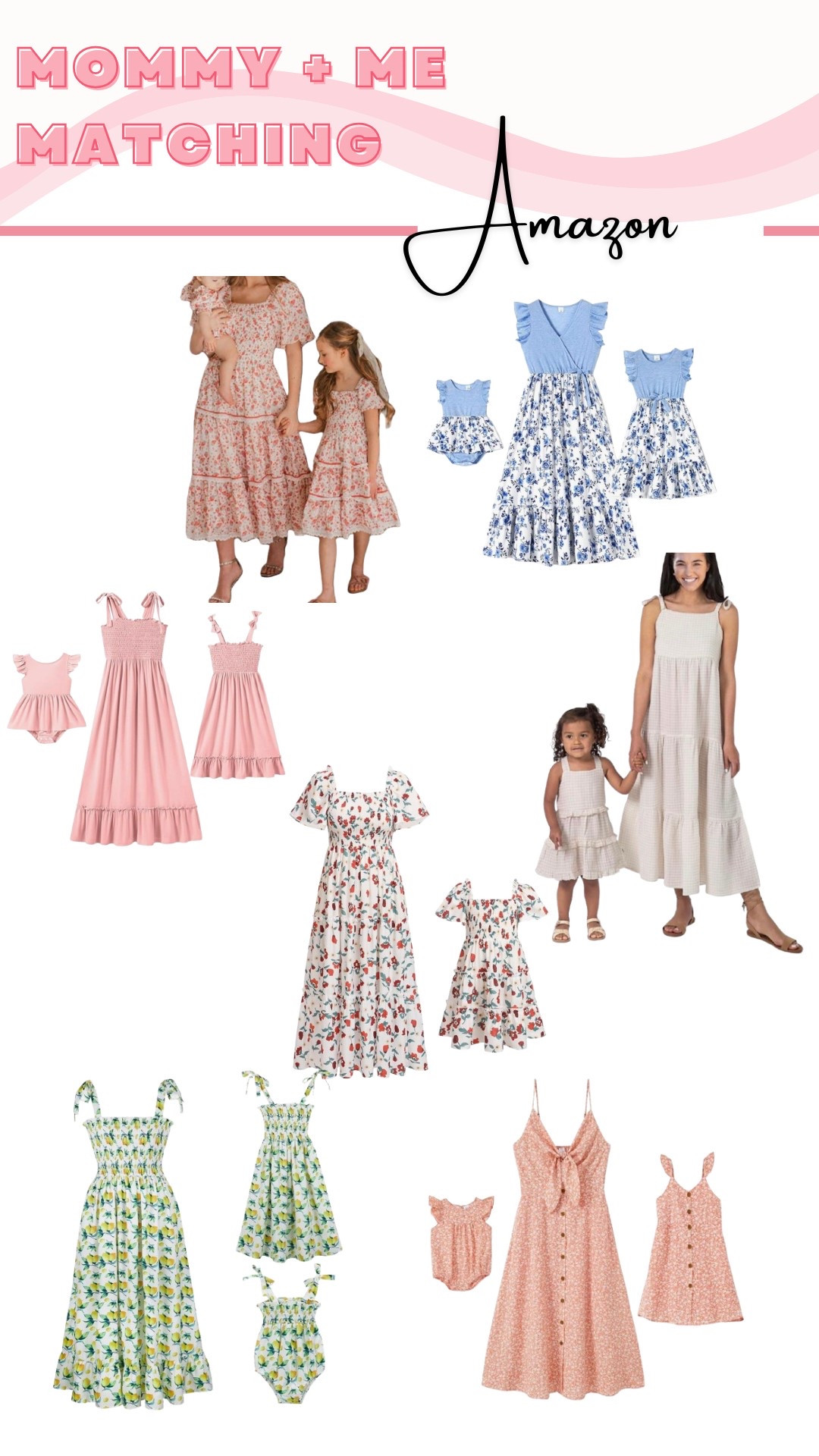 Mommy and me matching dresses from amazon that will arrive in time for Mother’s Day!

#LTKStyleTip #LTKBaby #LTKFamily