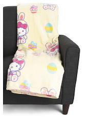 HELLO KITTY
bunnys and eggs blanket
$24.99 Compare At $35 
help | TJ Maxx