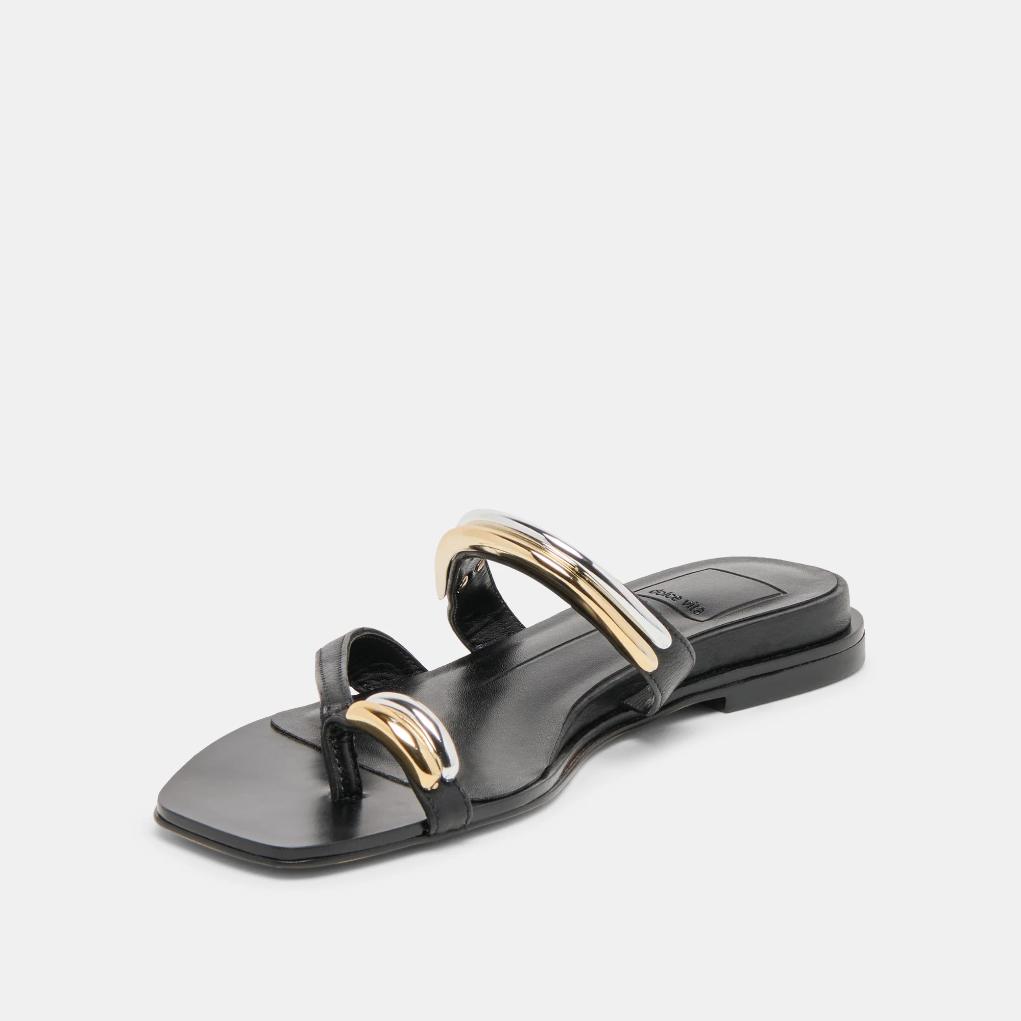 Tarina Sandals Black Leather | DolceVita.com
