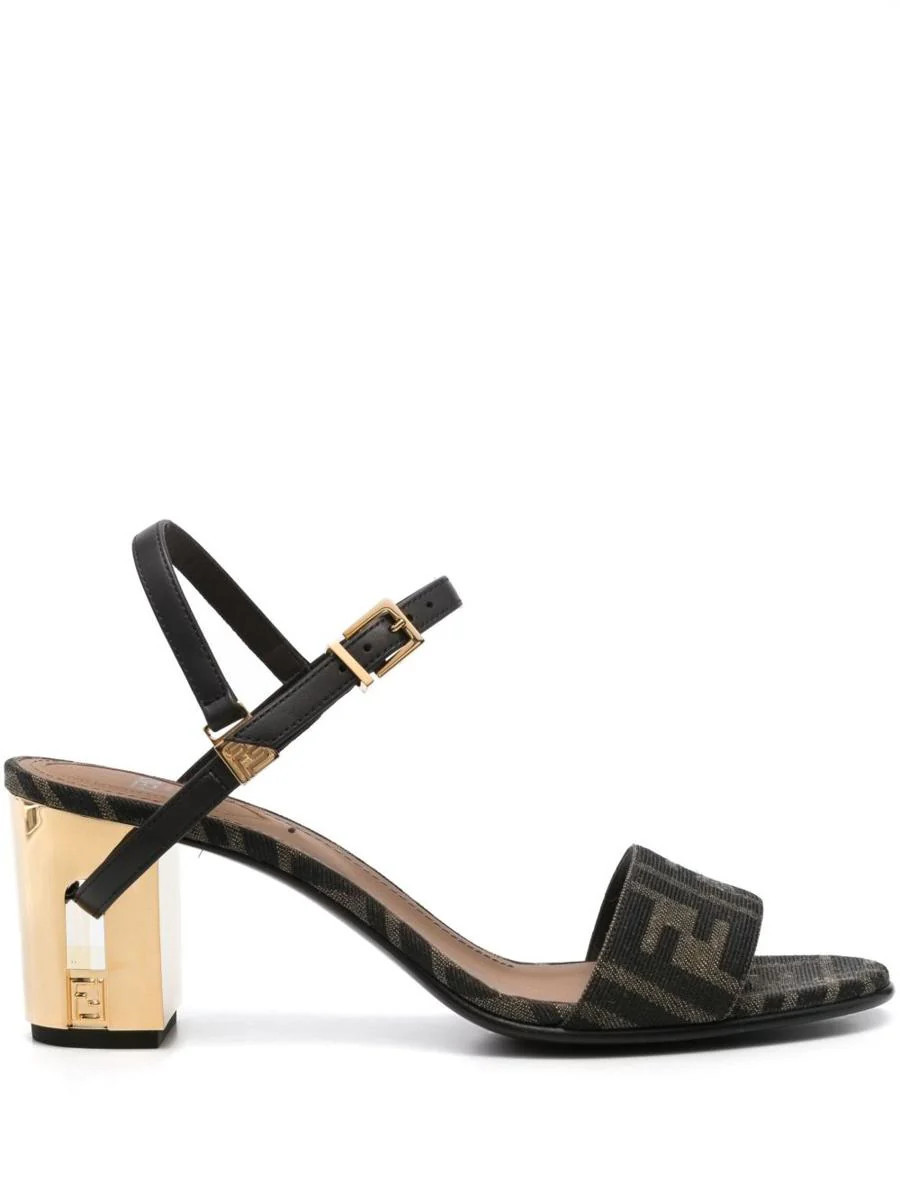 Fendi Delfina Heel Sandals | Baltini