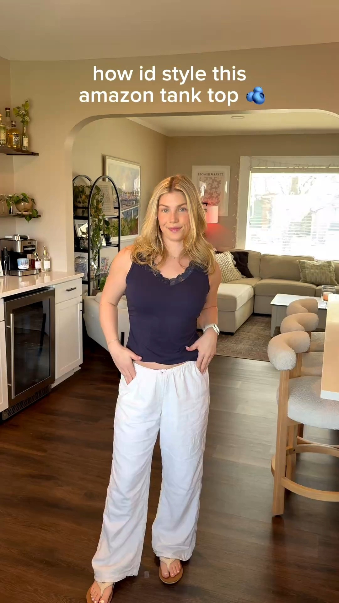 loving this navy tank top from amazon! it’s super stretchy so it’s comfortable, but i love that the lace makes it feel more dressy!! it comes in a ton of cute colors. i’m wearing a size medium!

#LTKU #LTKootd #LTKgrwm