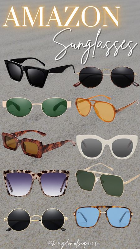 Amazon sunglasses all under $20!!!

#LTKSaleAlert #LTKTravel