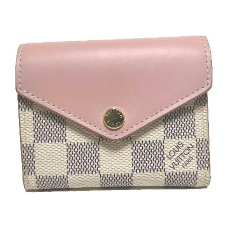 Pre-Owned LOUIS VUITTON Portefeuil Zoe Damier Azur with coin purse N60168 Louis Vuitton Eau de Ro... | Walmart (US)