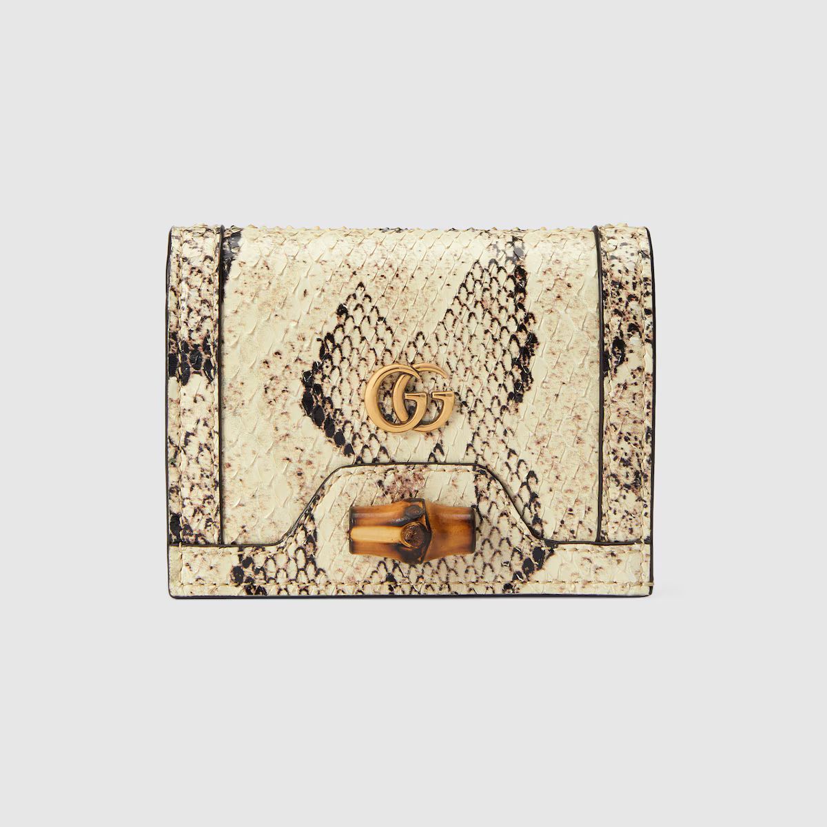 Gucci - Gucci Diana python card case wallet | Gucci (US)