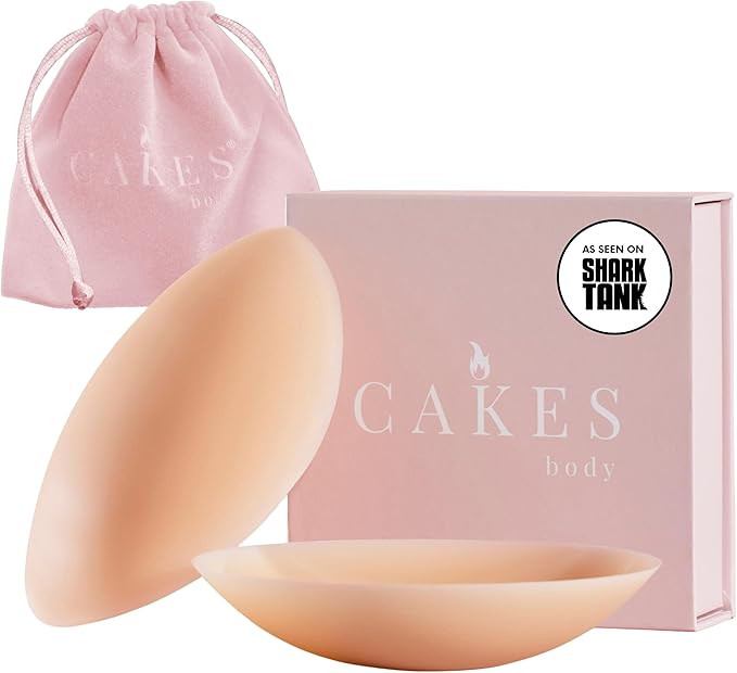 CAKES Body® Grippy Non-Adhesive Silicone Nipple Covers for Women (NO STICKY ADHESIVE) - Reusable... | Amazon (US)