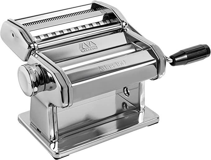 MARCATO Atlas 150 Pasta Machine, Made in Italy, Includes Cutter, Hand Crank, and Instructions, 15... | Amazon (US)