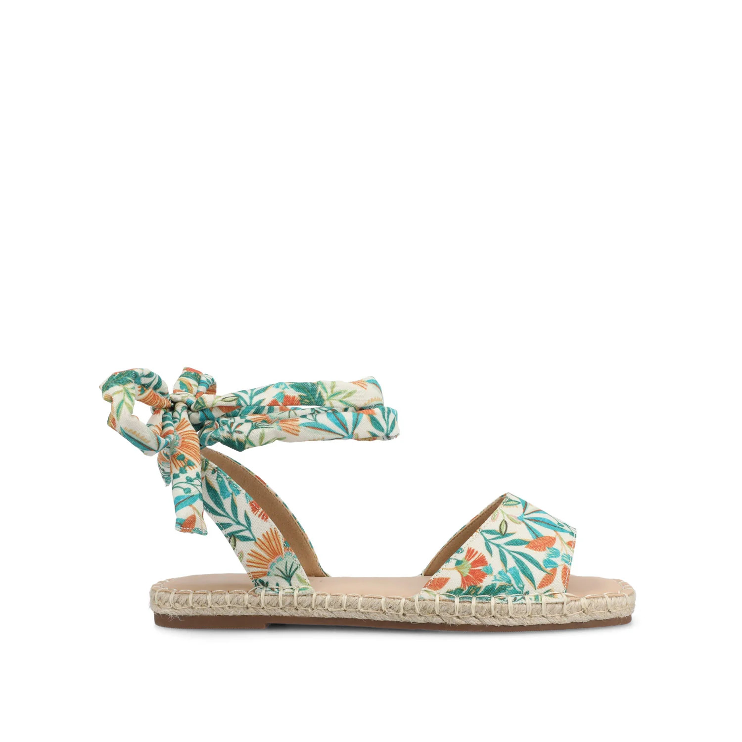 EMELIE ESPADRILLE SANDALS IN WIDE - Tropical | Journee Collection