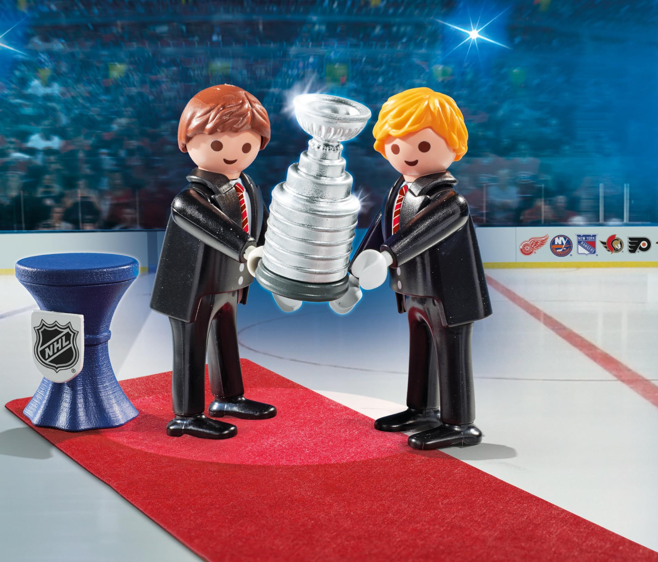 Playmobil NHL Stanley Cup Presentation Set, White | Amazon (US)