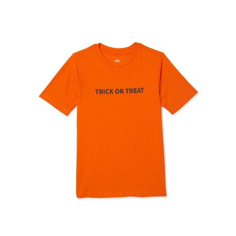 Halloween Way to Celebrate! Boys Short Sleeve Graphic T-shirt, Sizes 4-18 & Husky | Walmart (US)