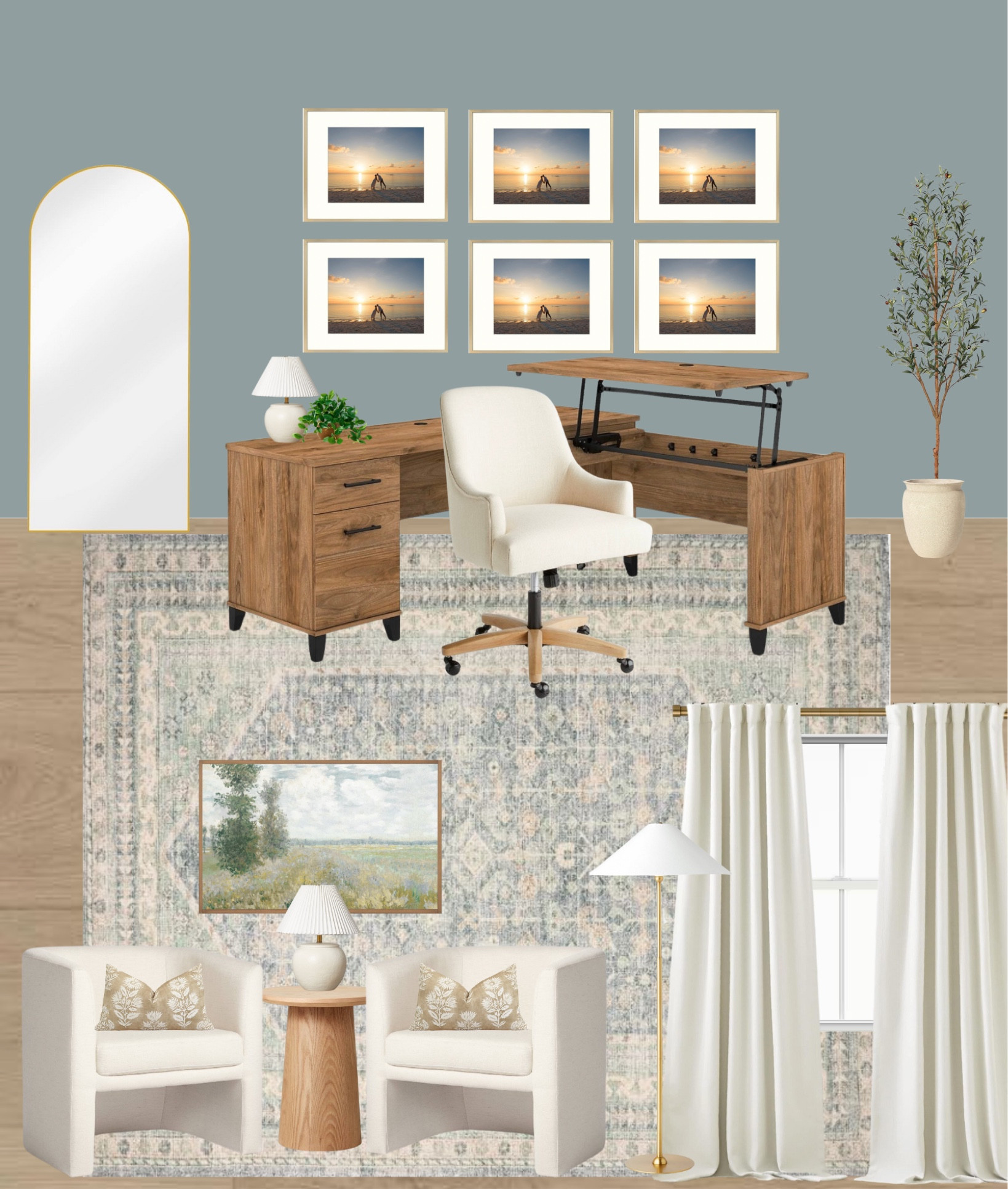 Home office, adjustable desk, desk, desk chair, office decor, office design, home office design, sit to stand desk

#LTKworkwear #LTKhome #LTKstyletip