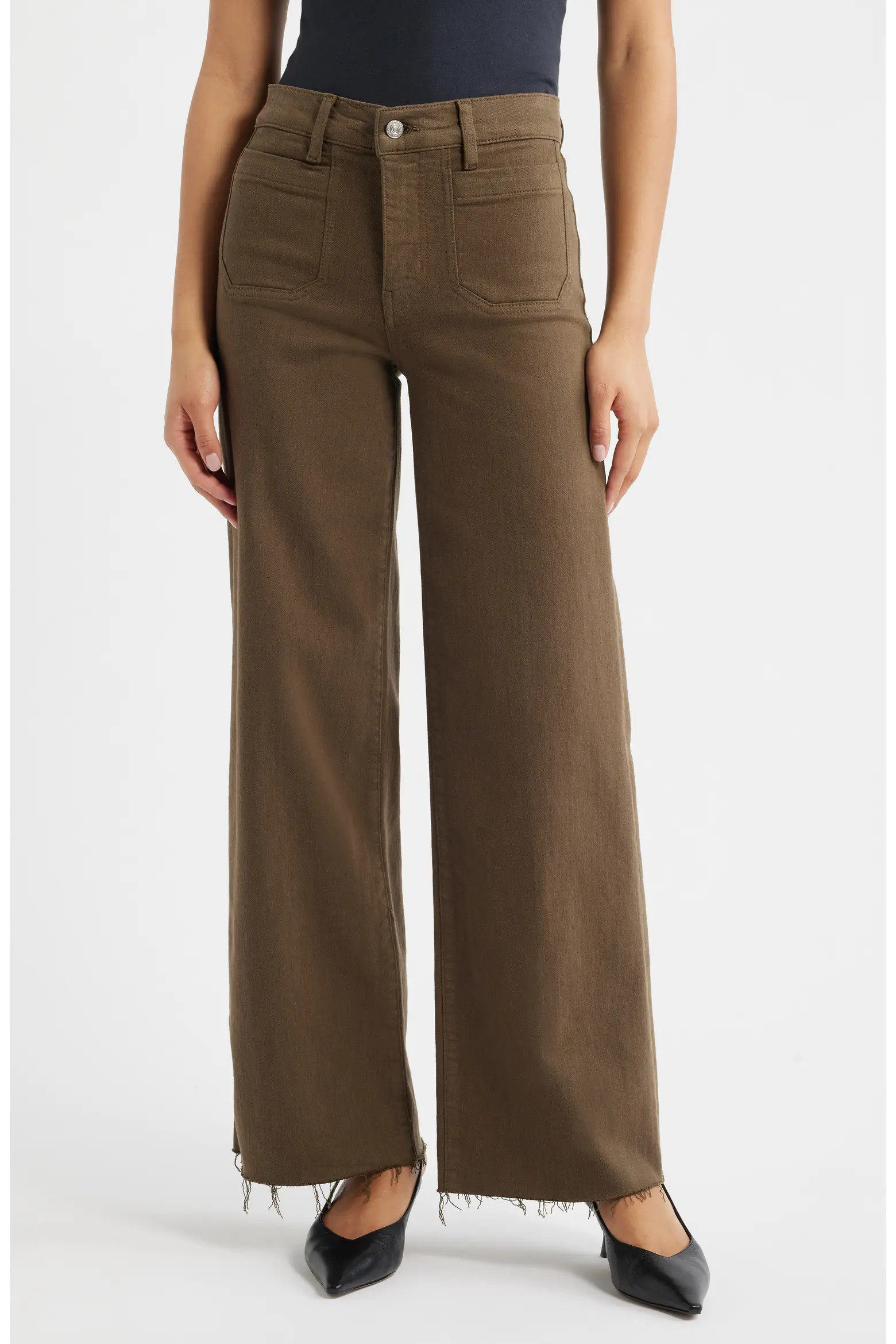 Le Slim Palazzo Modernist Pocket Wide Leg Jeans (Women) | Nordstrom | Nordstrom