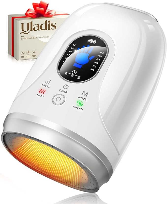 Hand Massager with Heat and Compression, 4000mAh Rechargeable Battery Soothing Kneading & Stretch... | Amazon (US)