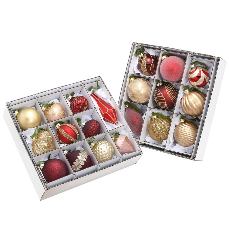 20 Piece Christmas Ball Ornament Set | Wayfair Professional