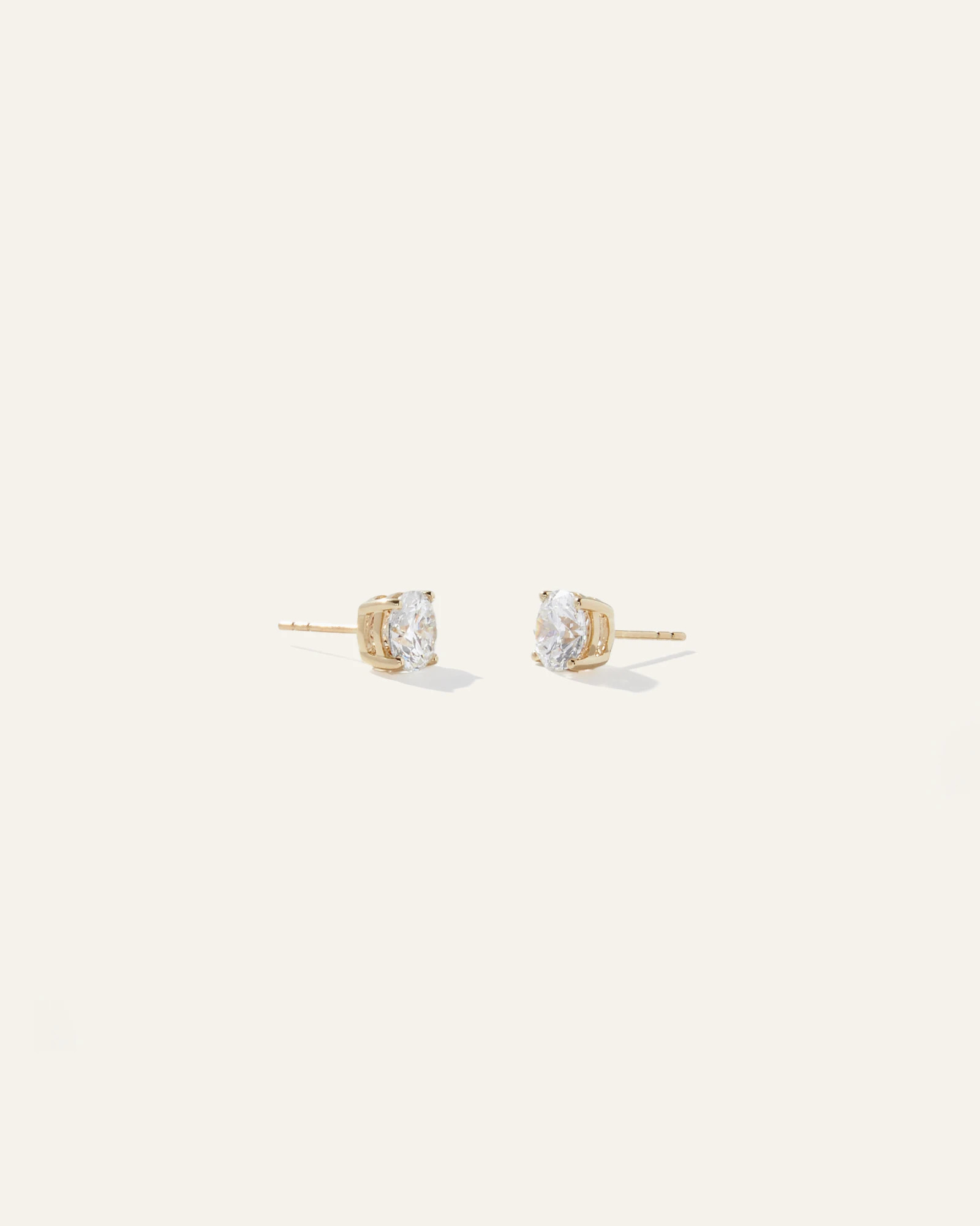 14K Gold Lab Grown Diamond Solitaire Studs | Quince