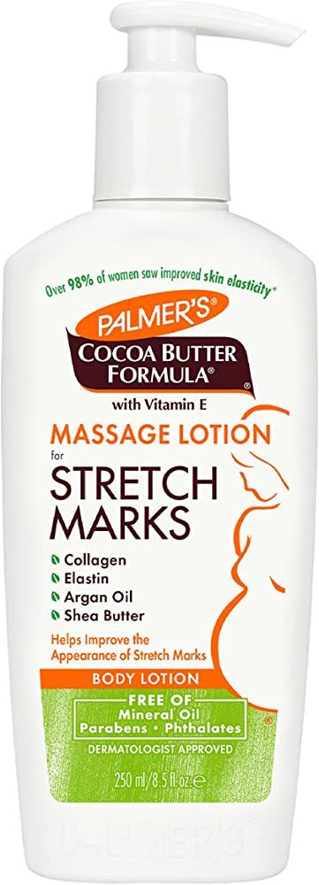 Palmer's Cocoa Butter Formula Massage Lotion for Stretch Marks, Pregnancy Skin Care, Belly Cream ... | Amazon (US)