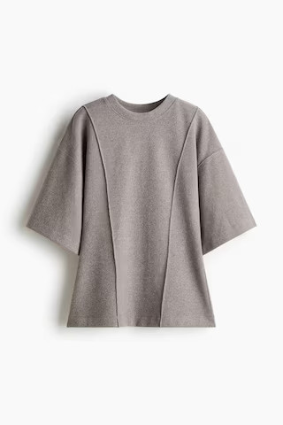 H & M - Loose-Fit Fine-Knit Top - Brown | H&M (US + CA)