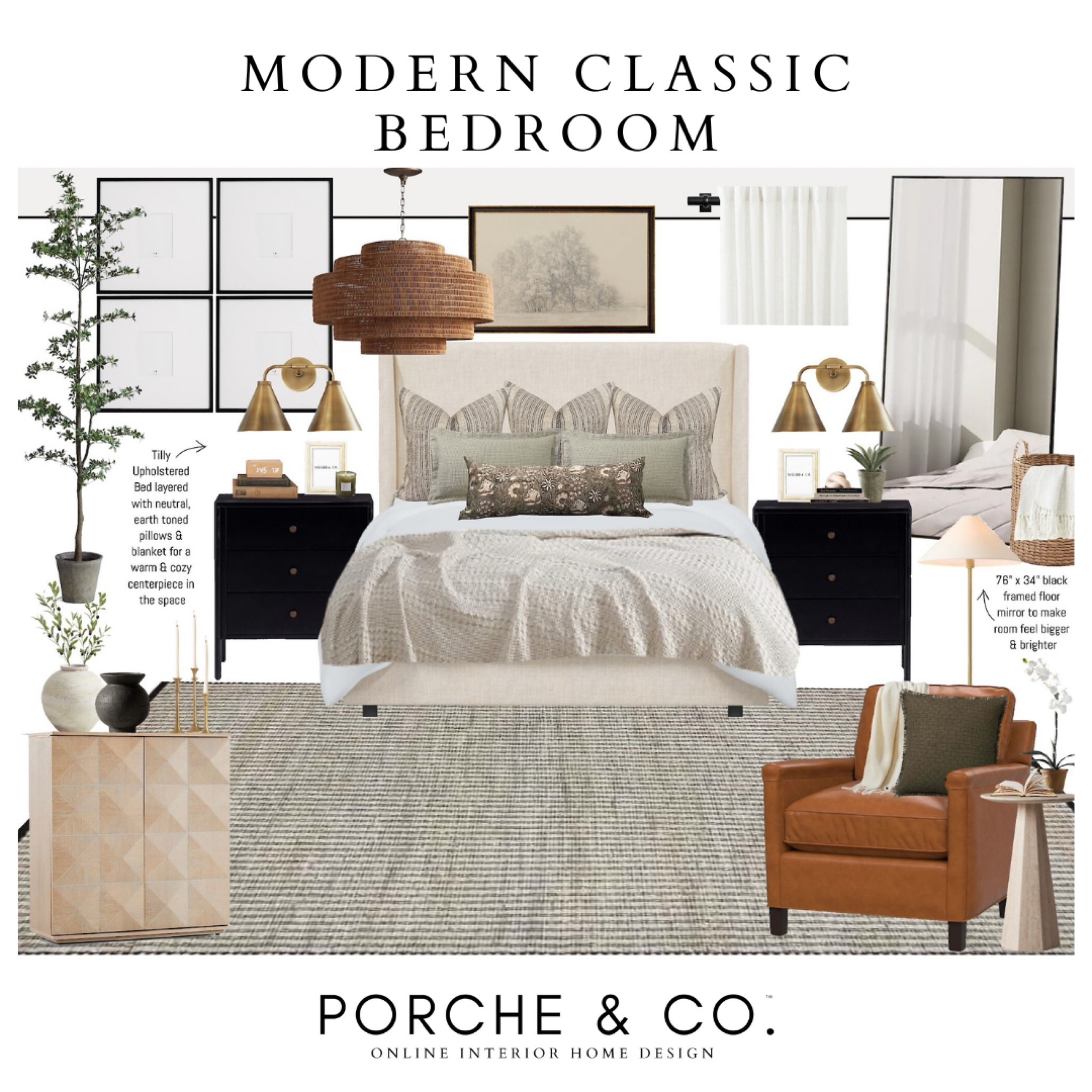 Master bedroom inspo, bedroom mood board, transitional bedroom, bedroom design ideas, leather accent chair, upholstered bed, master bedroom 

#LTKsalealert #LTKstyletip #LTKhome