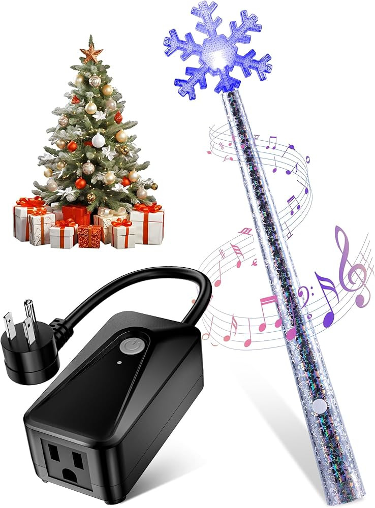 Magic Wand for Christmas Tree Light, Wireless Christmas Tree Wand Remote Control for Christmas St... | Amazon (US)