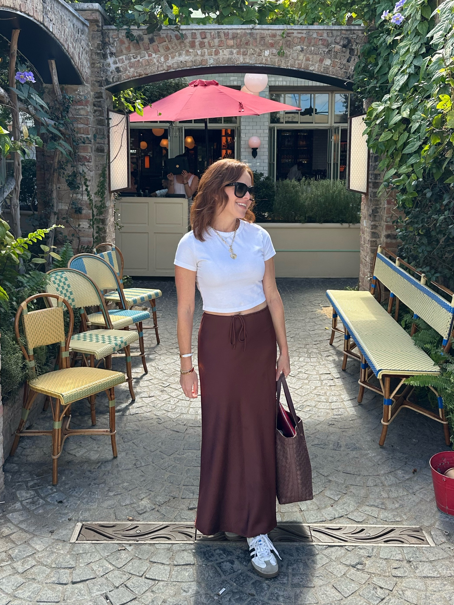 The best $5 tee ever, plus midi / maxi silk skirt via Amazon. Adidas sambas  

#LTKPetite #LTKFindsUnder100 #LTKOver40