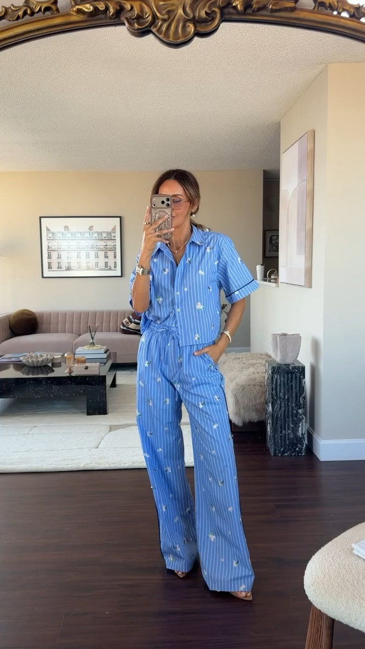 My little comfy but polished set for the day! Wearing this to my hair appointment and then some office work and I’ve been waiting for the right moment to break this out! So pretty and flattering

#LTKootd #LTKmorningroutine #LTKgrwm