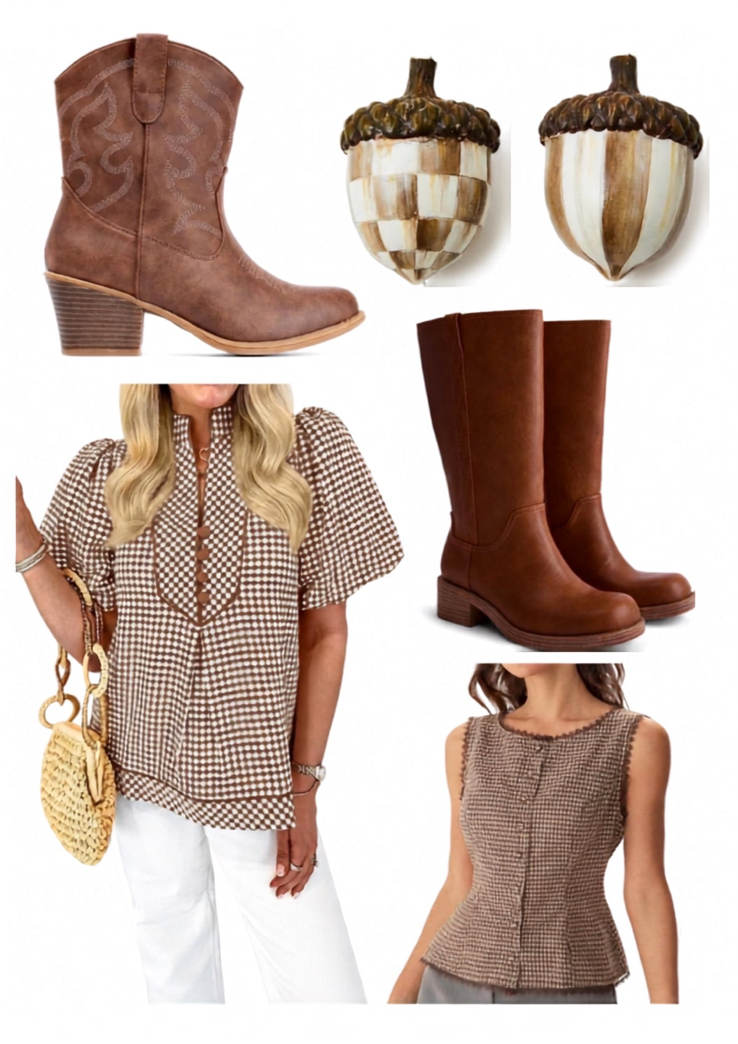Fall layers are here 🍂🤎

A classic gingham shirt + fall boots combo that never goes out of style. Cozy fall outfit idea is perfect for crisp mornings, weekend errands, and everyday autumn style.

Shop this gingham button down, plaid fall shirt alternative, brown riding boots, casual fall outfit, preppy fall fashion, classic wardrobe staples, and transitional fall outfits ✨

#LTKFinds #LTKStyle #FallFashion #FallOutfitIdeas #GinghamShirt #ButtonDownShirt #FallBoots #AnkleBoots