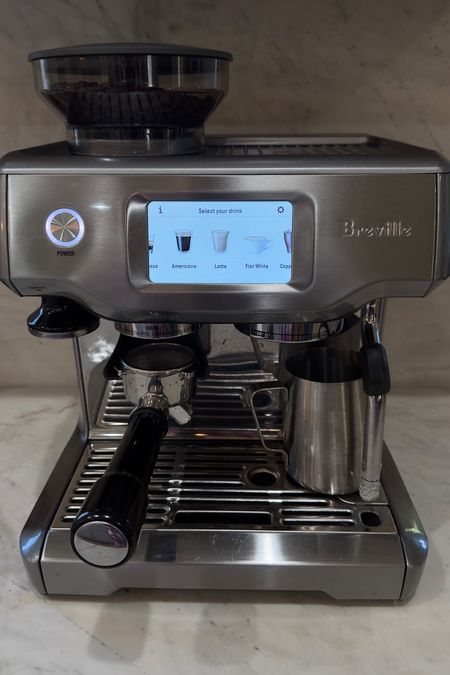 Breville espresso machine coffee maker latte americano flat white gift guide coffee lover 