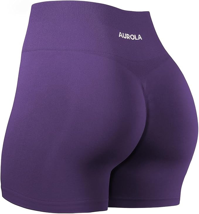 AUROLA Dream Workout Shorts for Women Seamless Soft Smooth Gym Yoga Scrunch Active Shorts | Amazon (US)