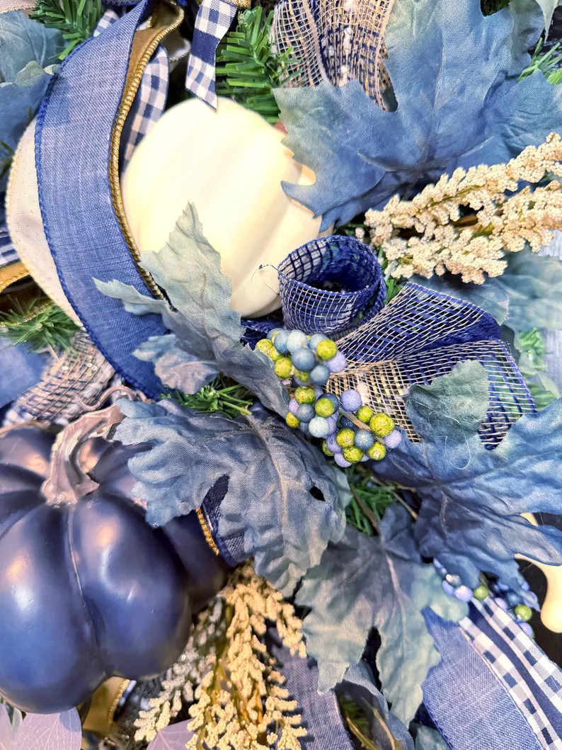 Fall Swag | Fall Wreath| Autumn Centerpiece | Fall Decor | Fall Table Decor | Pumpkin Centerpiece... | Etsy (Global)