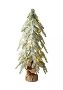 Lighted Frosted Table Tree | Belk