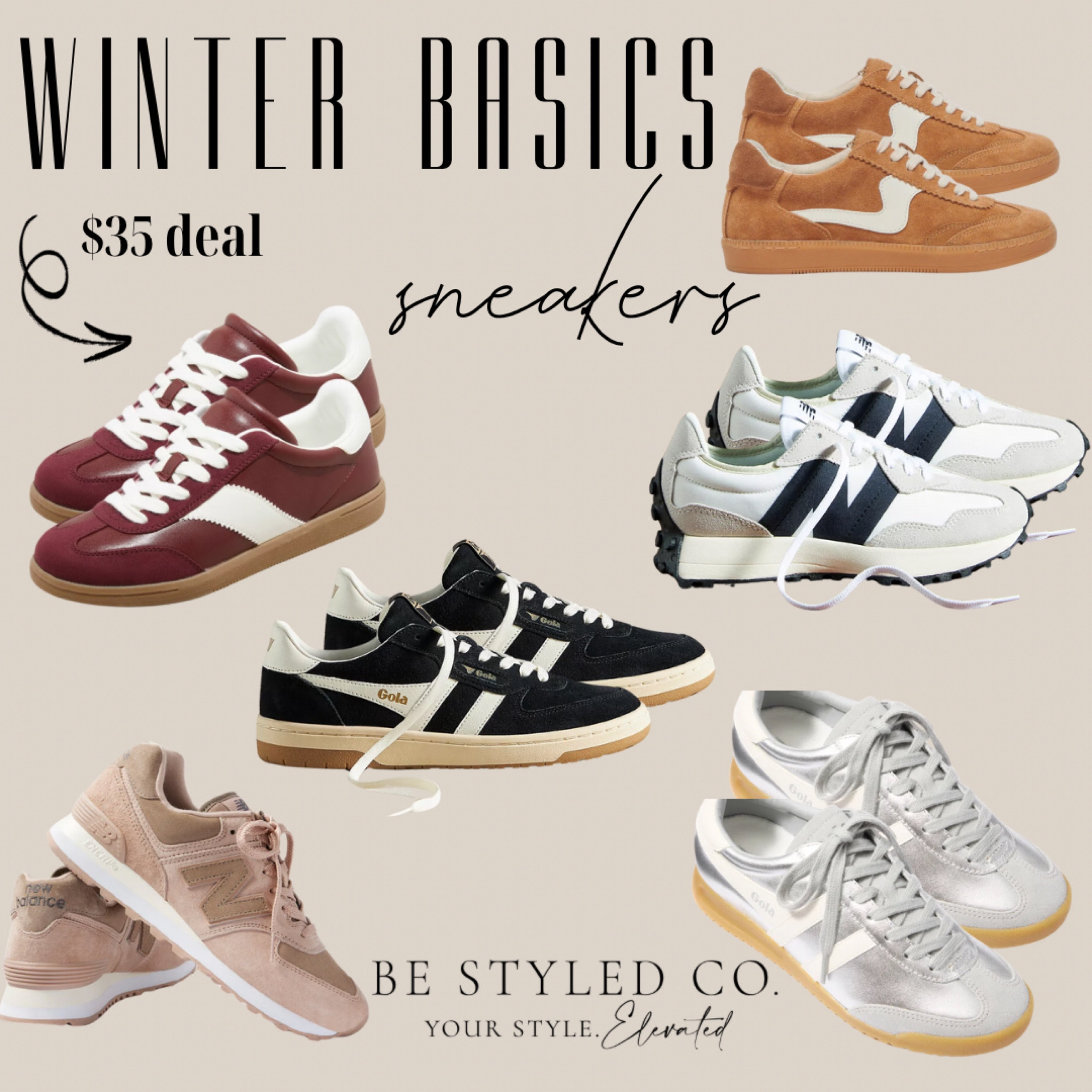 The best sneakers for winter - fashion sneakers to elevate your casual look - trending sneakers 

#LTKStyleTip #LTKOver40 #LTKFindsUnder100