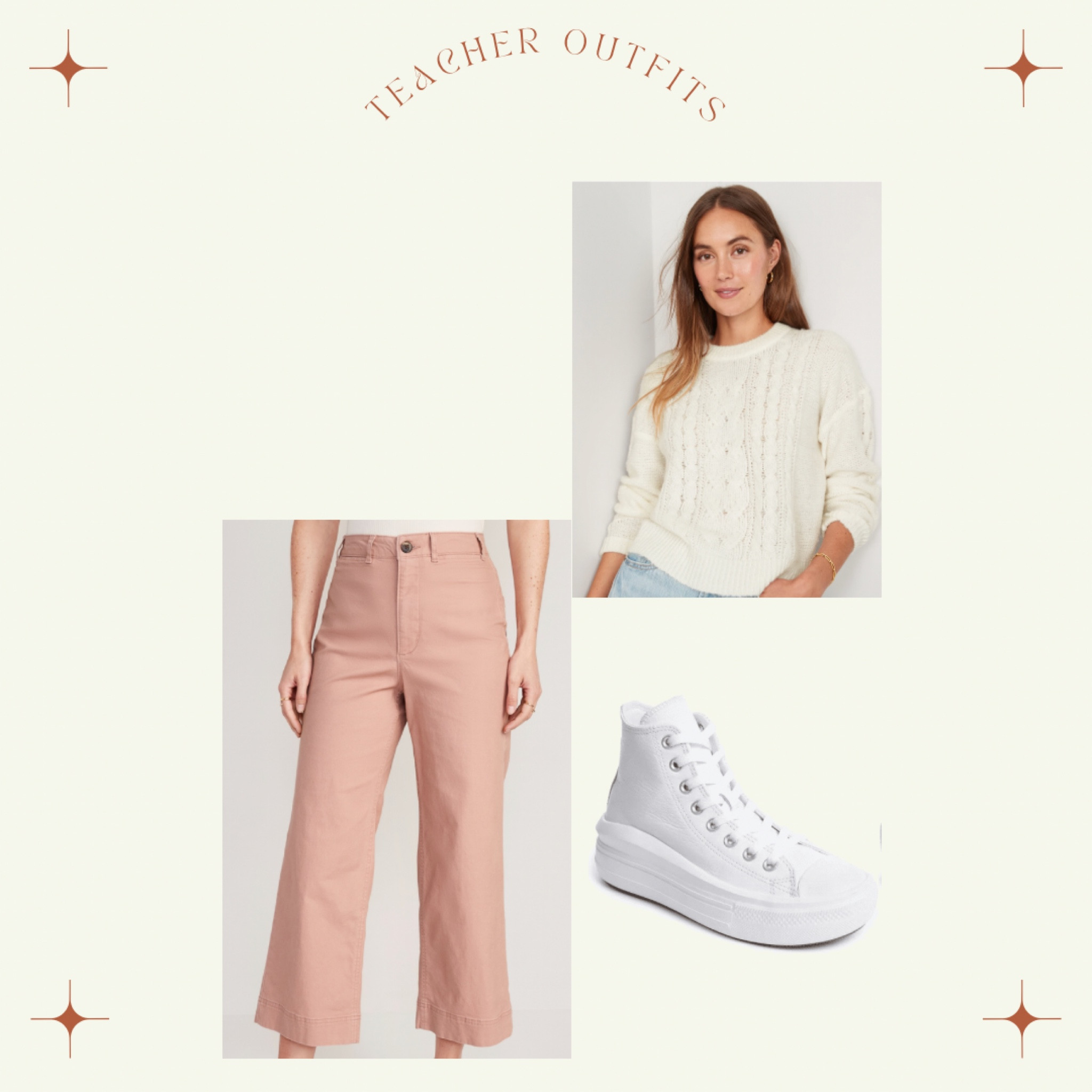 Teacher outfit, teacher style, teacher fashion, old navy, converse 

#LTKstyletip #LTKfit #LTKFind
