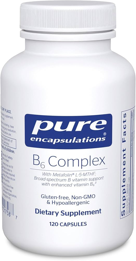 Pure Encapsulations B6 Complex - Supports Nervous System & Brain Health* - Includes B Vitamins - ... | Amazon (US)