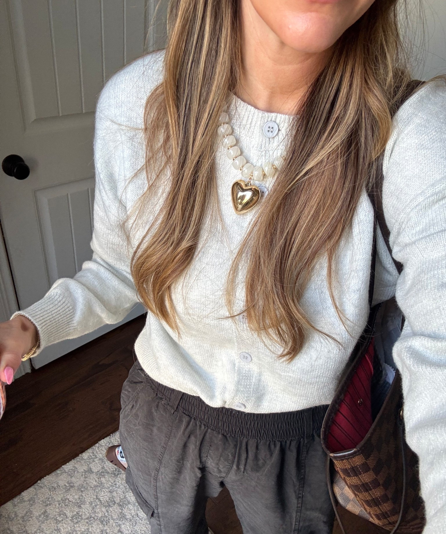 Rushing out the door to church! PJ day for the kids and comfy casual for me! This necklace is under $20!! ☀️

#LTKmomlife #LTKootd #LTKdayinmylife