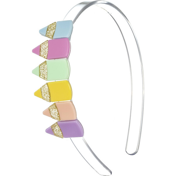 Color Pencils Headband, Pastel Colors | Maisonette