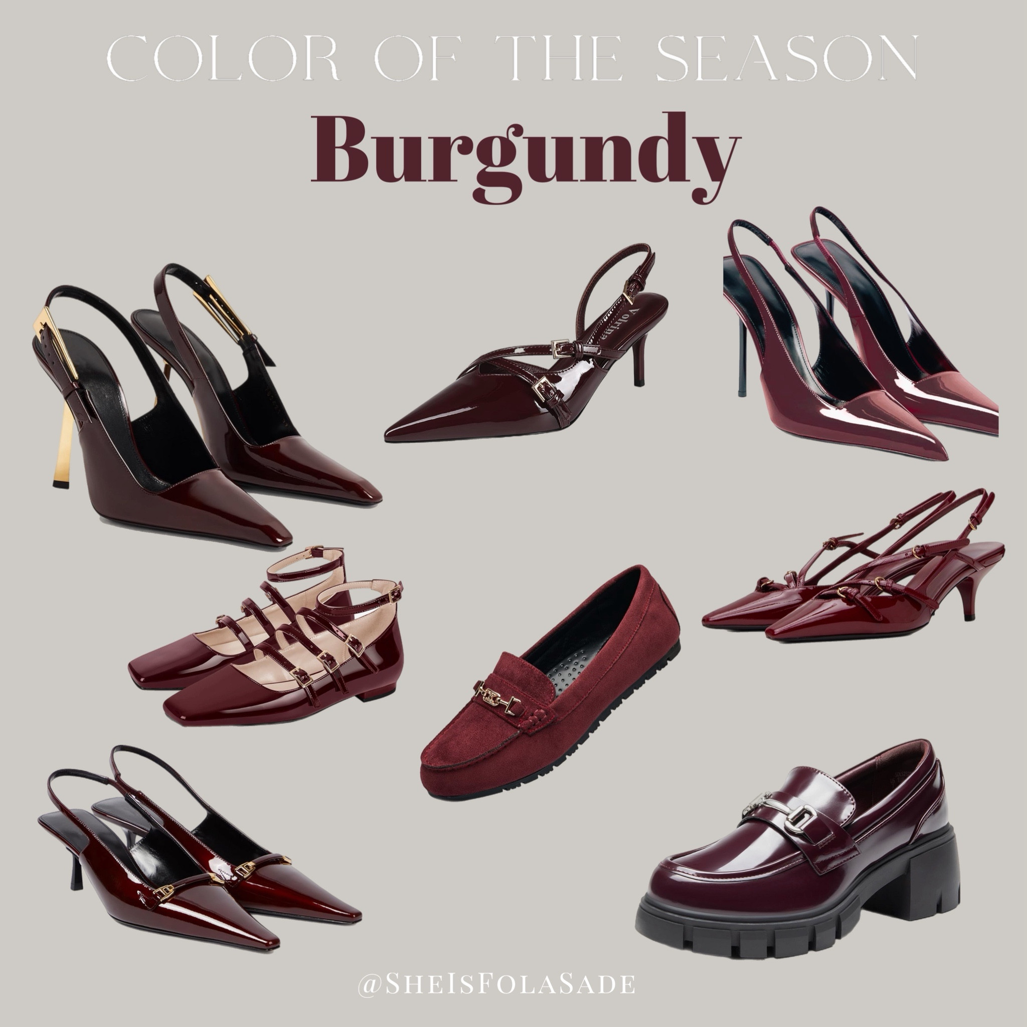 How do we feel about the color Burgundy??? I actually love this color 😍

#LTKStyleTip #LTKShoeCrush #LTKSeasonal