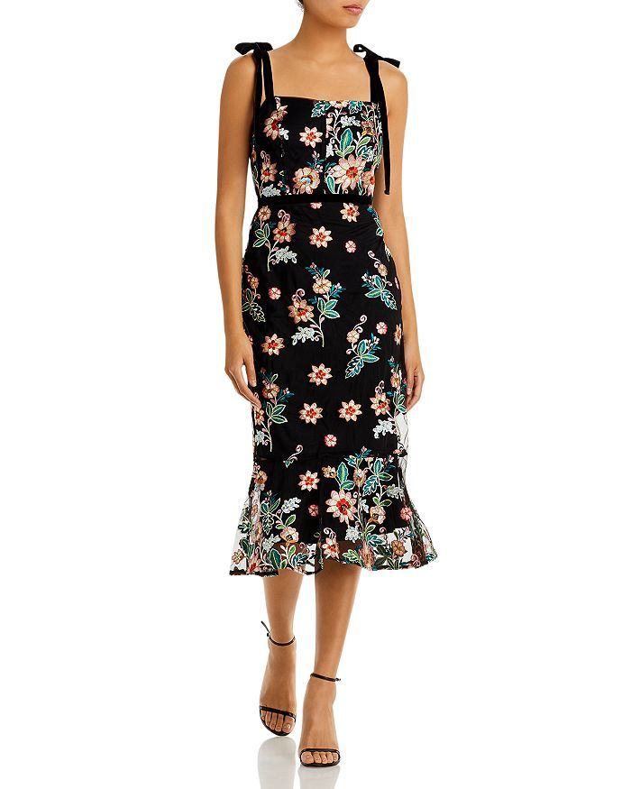 Broken Floral Midi Dress | Bloomingdale's (US)