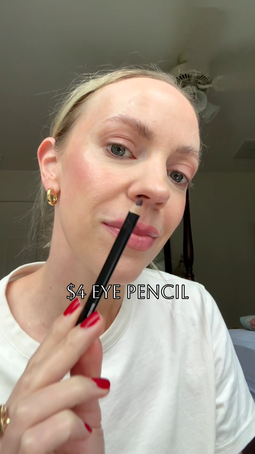 This eye pencil is $4 and works so well - I like to smudge the corner up with my fingertip for a lifted look. Shade is ‘Plum & Go’ 🍷

#LTKBeauty #LTKOver40 #LTKmorningroutine