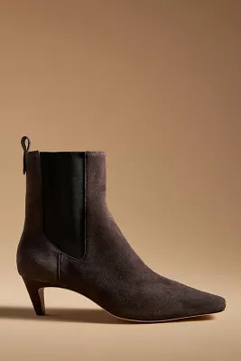 Reformation Roberta Snip-Toe Kitten-Heel Boots | Anthropologie (US)