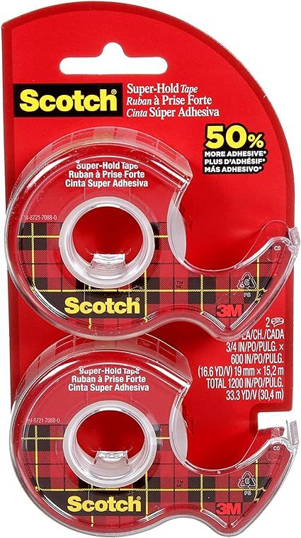 Scotch Tape Super Hold Tape, 19mm Wide x 16.5M, 2 Rolls in Dispensers : Amazon.ca: Office Product... | Amazon (CA)